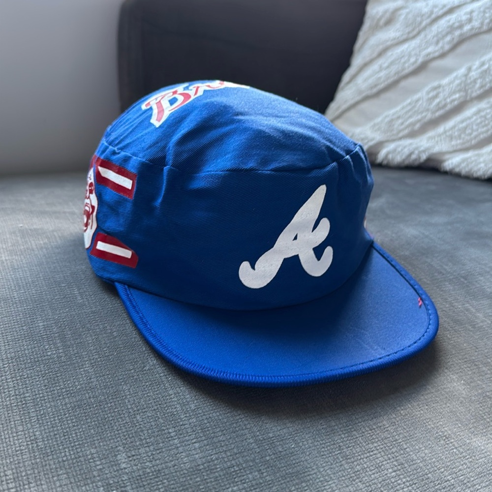 Vintage Atlanta Braves Painters Hat / MLB / 90s